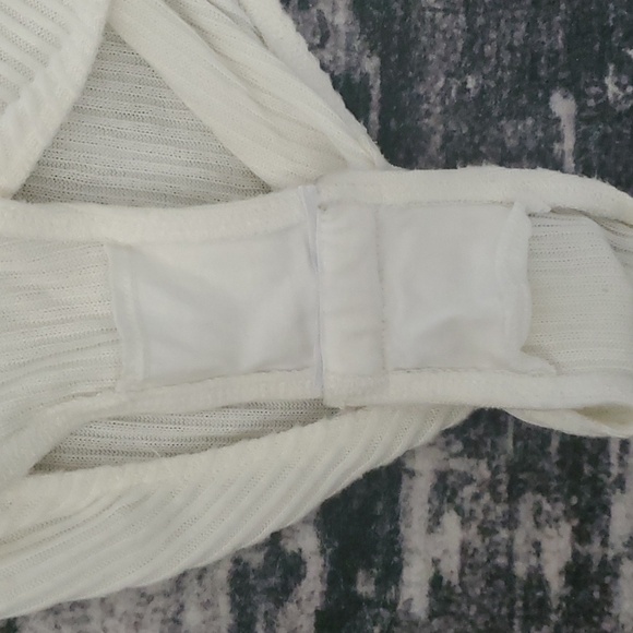 Free People Cozy Up With Me Ivory River Long Sleeve Bodysuit - Picture 5 of 5